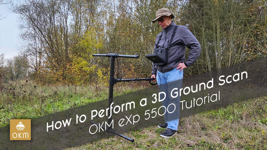 OKM eXp 5500 Pro - 3D Ground Scan Tutorial